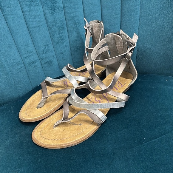Blowfish Bungalow Pewter Sandals Size‎ 7.5 - Picture 4 of 6